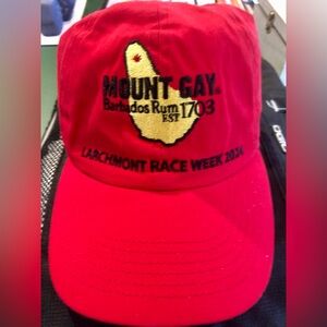 Mt. Gay Red Hat Larchmont Race Week 2024. New. Never worn. Sailing Regatta